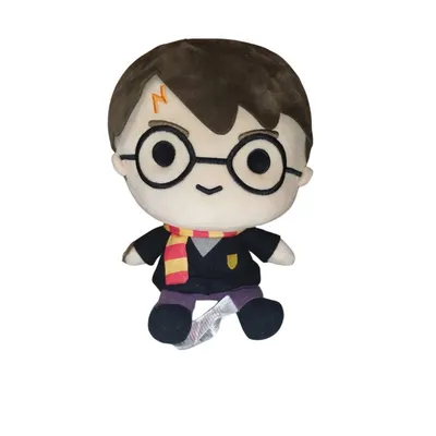 Peluche Harry Potter con gafas redondas y cicatriz