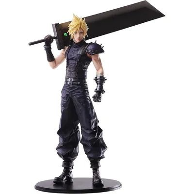 Figura Cloud Strife Final Fantasy con Espada Gigante