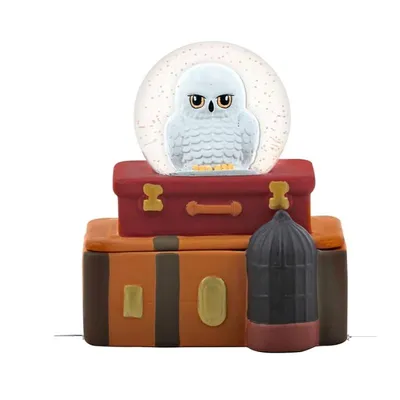 Bola de cristal Hedwig Harry Potter con baúl joyero