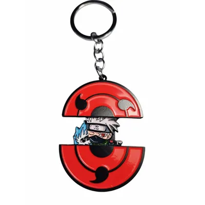 Llavero Kakashi Sharingan rojo de Naruto
