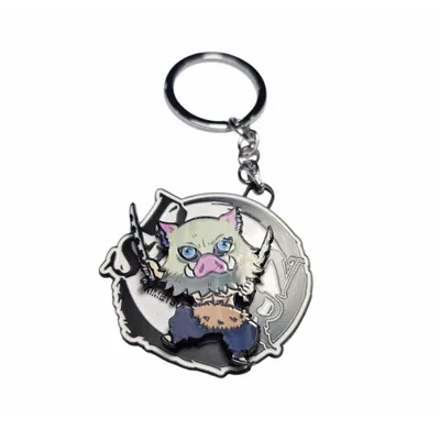 Llavero giratorio metal Inosuke Hashibira Kimetsu no Yaiba