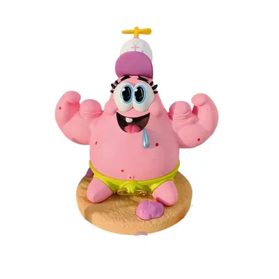 Figura Patricio Estrella ejercitándose Bob Esponja