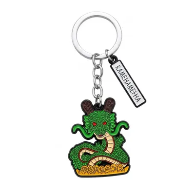 Llavero Shenlong Dragon Ball metal con esferas doradas