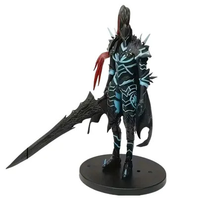 Figura Igris Solo Leveling con armadura negra y espada