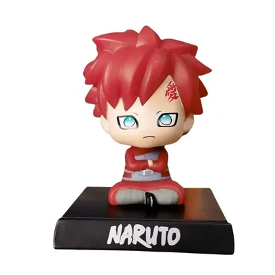 Soporte celular Gaara de Naruto con base negra