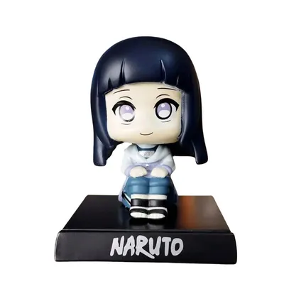 Soporte celular Hinata Hyuga de Naruto con base negra