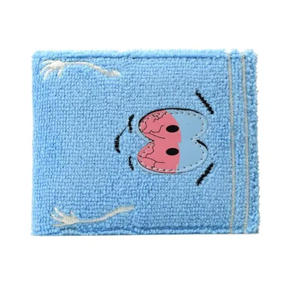 Billetera Towelie South Park de tela azul con bordado