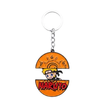 Llavero Naruto articulado con esfera naranja y movimiento