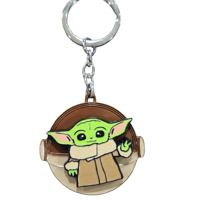 Llavero giratorio Grogu Baby Yoda Star Wars
