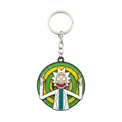 Llavero giratorio de Rick Sánchez de Rick y Morty
