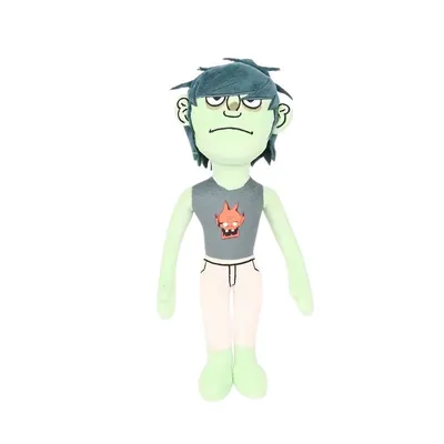 Peluche de Murdoc Niccals de Gorillaz con piel verde y expresión seria