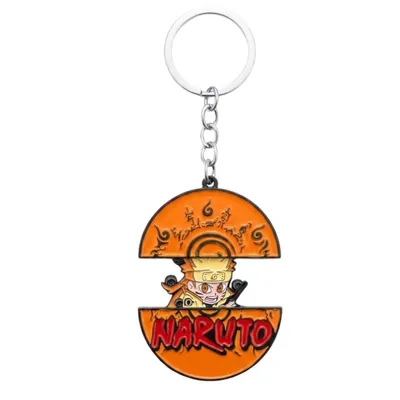 Llavero Naruto Modo Sabio con cadena plateada