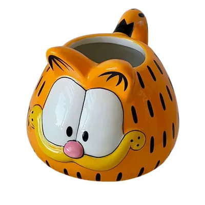 Mug 3D Garfield con forma de cabeza del gato naranja
