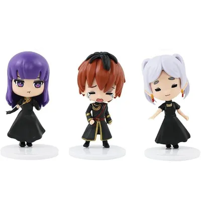 Set de 3 figuras chibi Himmel, Frieren y Fern de Frieren: Beyond Journey's End