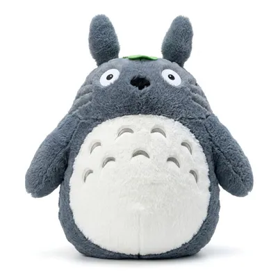 Bolso peluche Totoro gris y blanco Studio Ghibli