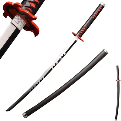 Katana de Tanjiro Kamado de Kimetsu no Yaiba con funda incluida