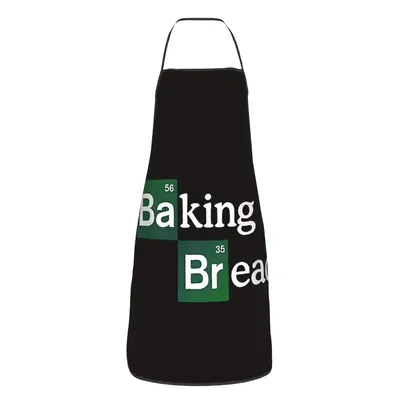Delantal negro Breaking Bad con diseño Baking Bread