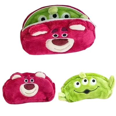 Cartuchera reversible Lotso y Marciano de Toy Story en felpa