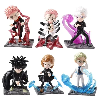 Seis figuras Jujutsu Kaisen con efectos de poder