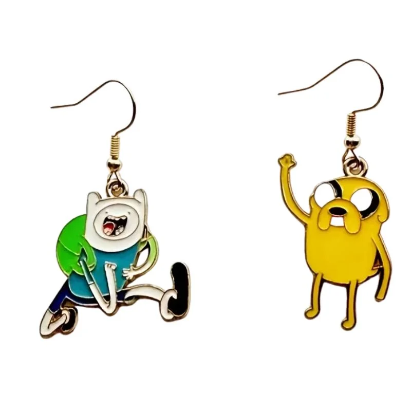 Aretes Finn y Jake de Hora de Aventura