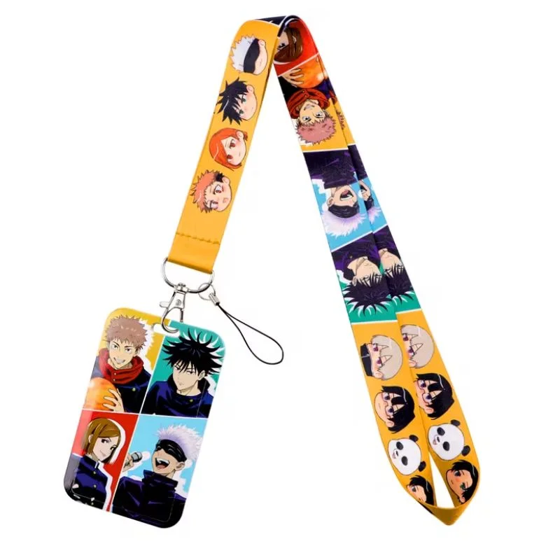 Lanyard Jujutsu Kaisen con personajes del anime