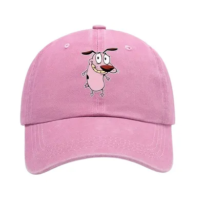 Gorra rosa Coraje el Perro Cobarde