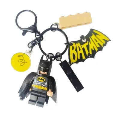Llavero Batman minifigura con accesorios DC Comics