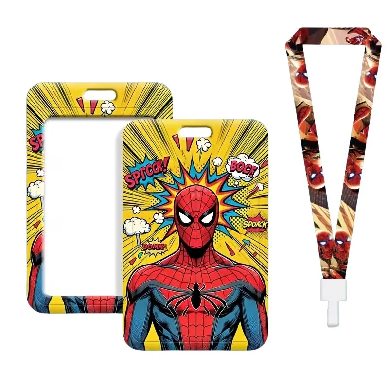Lanyard Spiderman cómic Marvel con explosiones y efectos de sonido