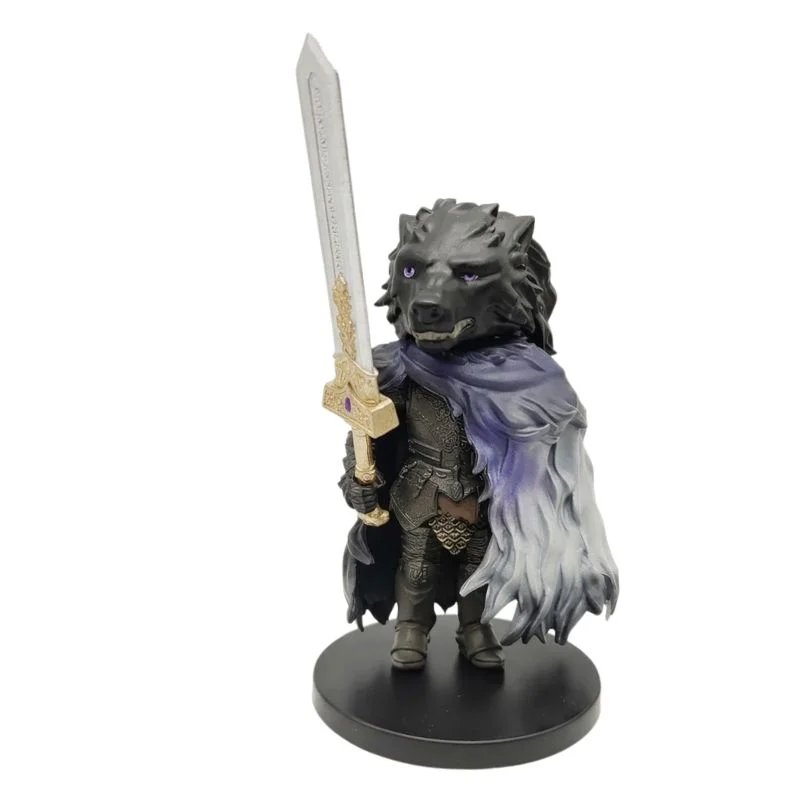 Figura Blaidd el Lobo Fiero de Elden Ring con espada dorada