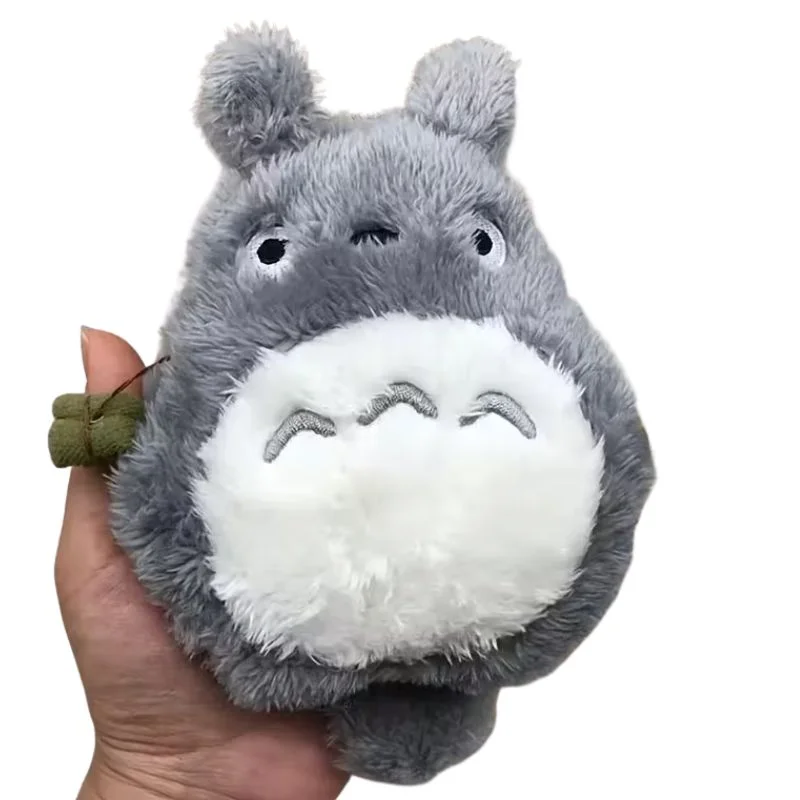 Monedero peluche Totoro gris y blanco Studio Ghibli