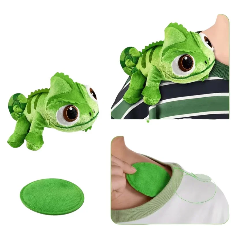 Peluche Pascal camaleón verde Rapunzel Disney con imán