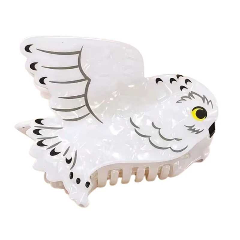 Pinza cabello Hedwig blanca Harry Potter