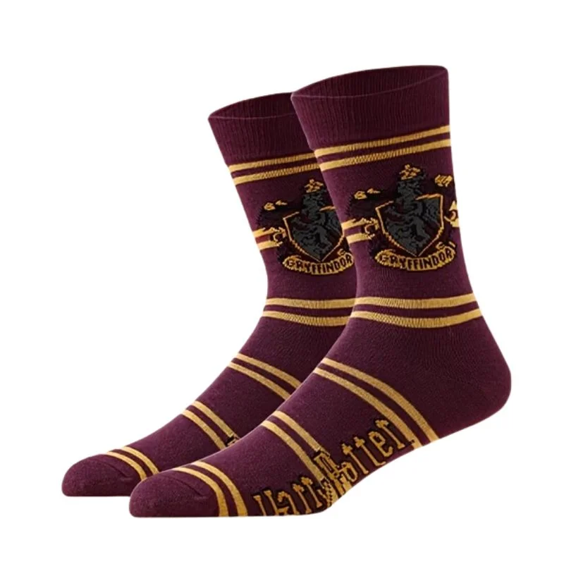 Medias Gryffindor Harry Potter largas burdeos y doradas