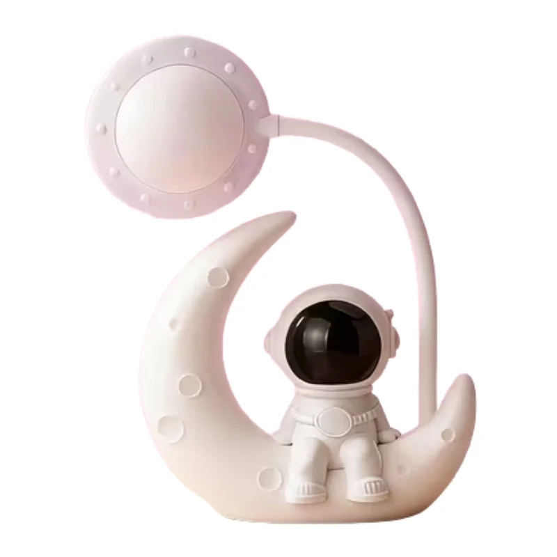 Lámpara LED de mesa con astronauta en la luna