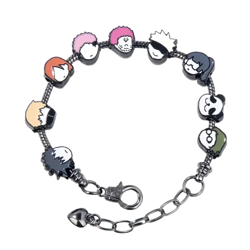 Pulsera de dijes Jujutsu Kaisen con personajes del anime