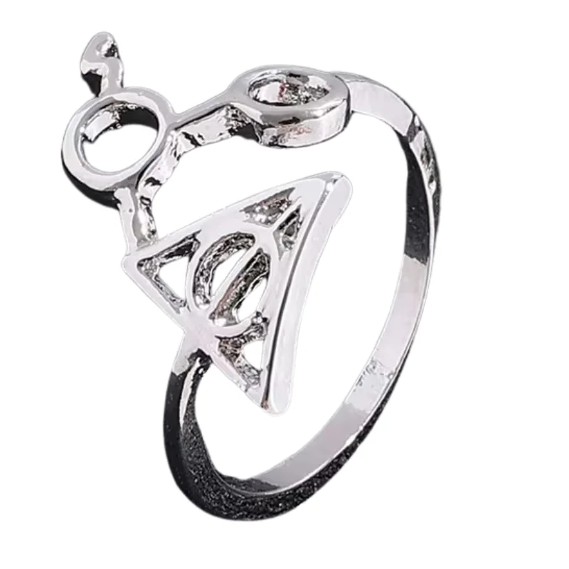 Anillo Reliquias de la Muerte Harry Potter en plata