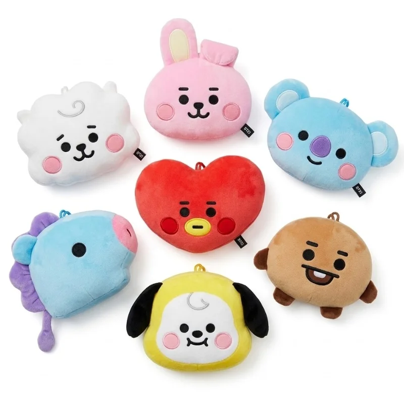 Llaveros peluche BTS Tata Chimmy Cooky Koya RJ Shooky Mang