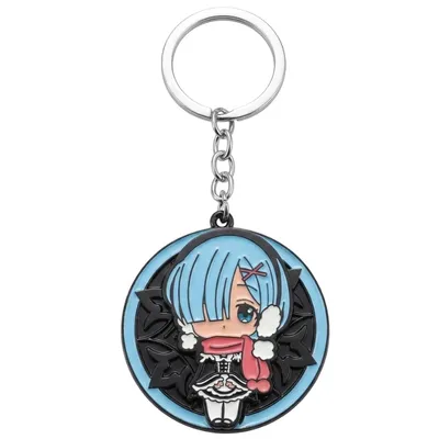Llavero metálico giratorio Rem Re:Zero anime