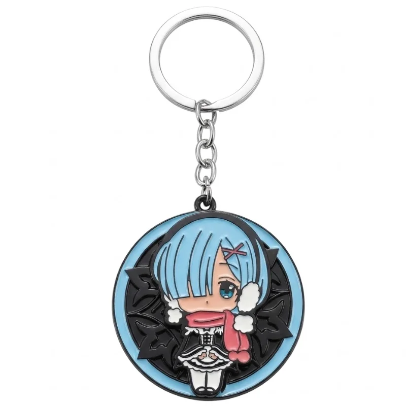 Llavero metálico giratorio Rem Re:Zero anime