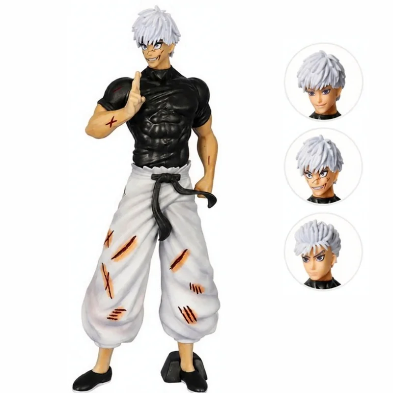 Figura Satoru Gojo Jujutsu Kaisen con cabezas intercambiables