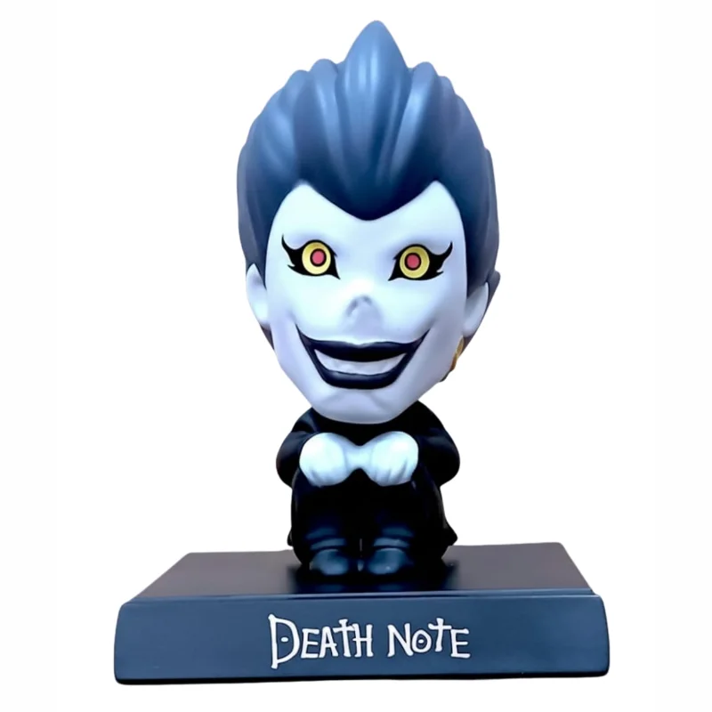 Soporte celular Ryuk Death Note con sonrisa malévola