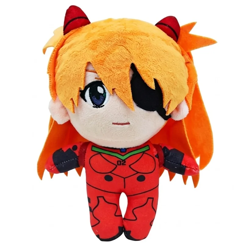Peluche Asuka Langley con traje rojo de Neon Genesis Evangelion