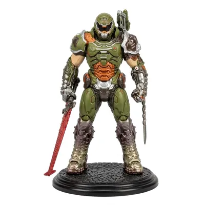 Figura Doom Slayer armado con armas — DOOM Eternal
