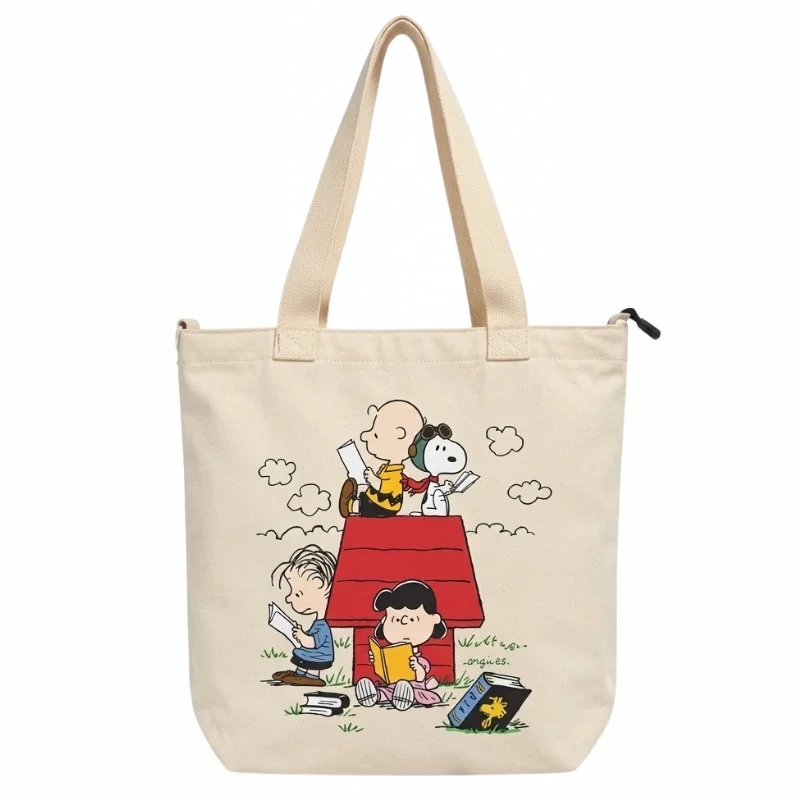 Totebag Snoopy y amigos en caseta roja Peanuts