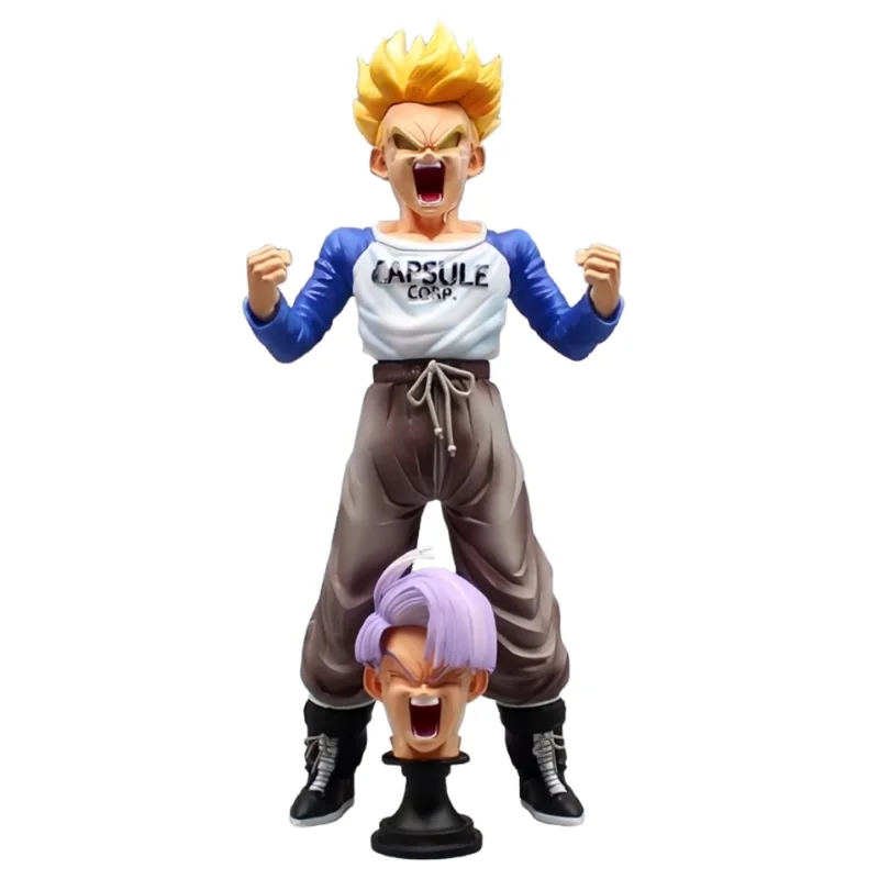 Figura Trunks dos cabezas intercambiables Dragon Ball Z