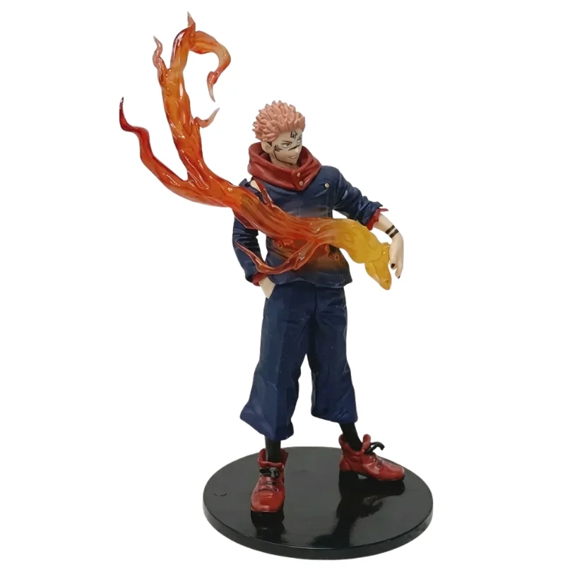 Figura Ryomen Sukuna Jujutsu Kaisen con poderes de fuego