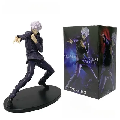 Figura Satoru Gojo Jujutsu Kaisen en pose de combate