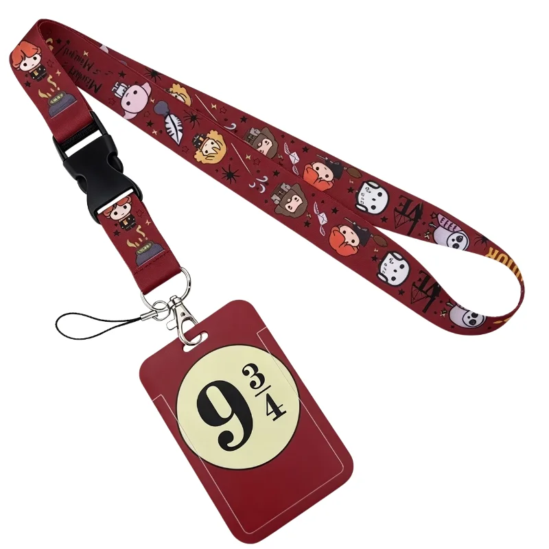 Lanyard Andén 9¾ Harry Potter con acreditación y patrón mágico