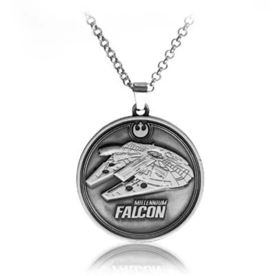 Collar Medallón Halcón Milenario Star Wars