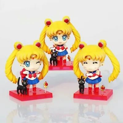 Figura Nendoroid Usagi Tsukino Sailor Moon con Luna